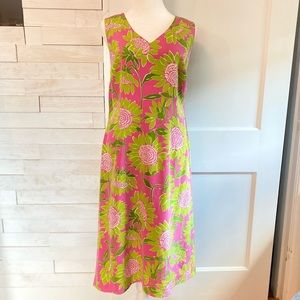 Lilly Pulitzer Vintage Silk Sunflower Dress